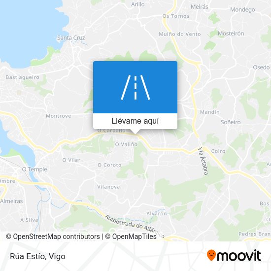Mapa Rúa Estío