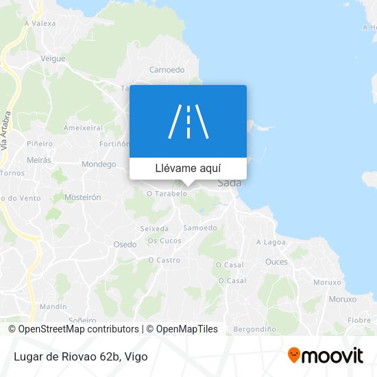 Mapa Lugar de Riovao 62b