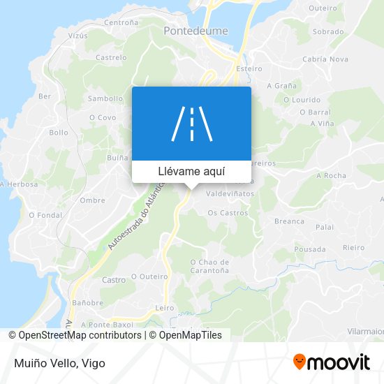 Mapa Muiño Vello