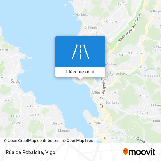 Mapa Rúa da Robaleira