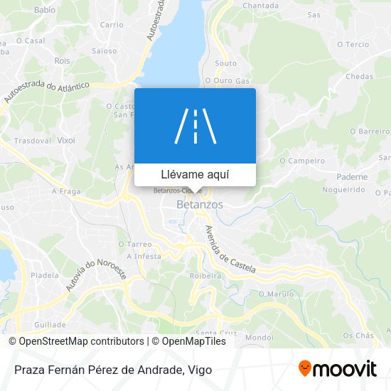 Mapa Praza Fernán Pérez de Andrade