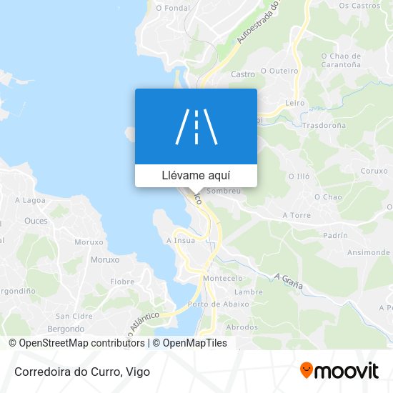 Mapa Corredoira do Curro