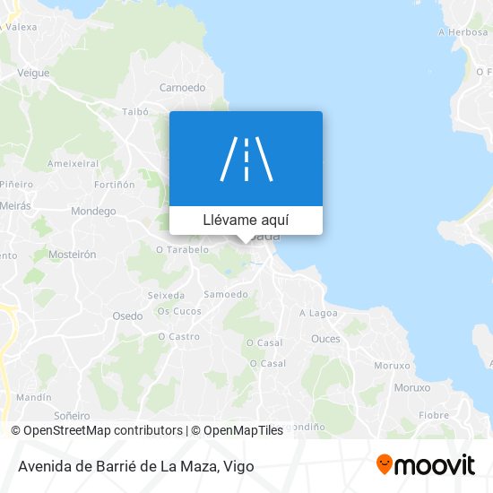 Mapa Avenida de Barrié de La Maza