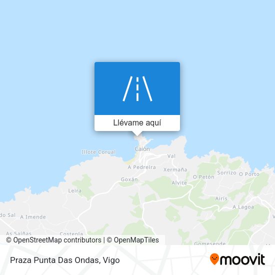 Mapa Praza Punta Das Ondas