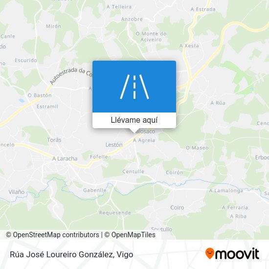 Mapa Rúa José Loureiro González