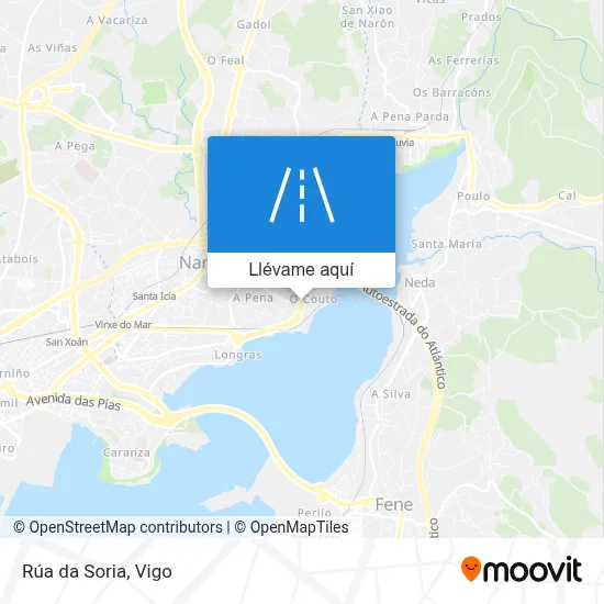 Mapa Rúa da Soria