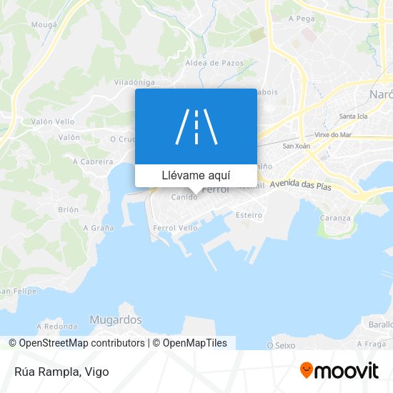 Mapa Rúa Rampla