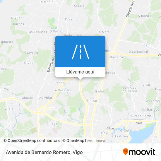 Mapa Avenida de Bernardo Romero