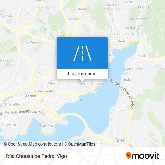 Mapa Rúa Chousa de Pedra