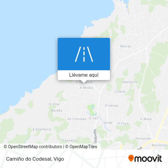 Mapa Camiño do Codesal