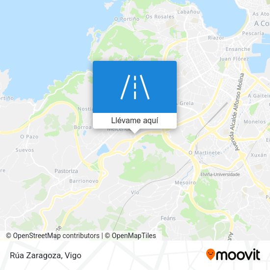 Mapa Rúa Zaragoza