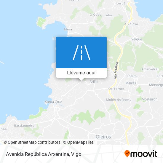 Mapa Avenida República Arxentina