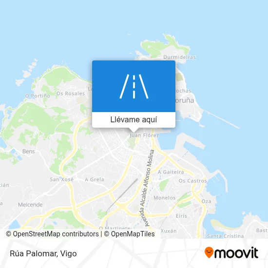Mapa Rúa Palomar