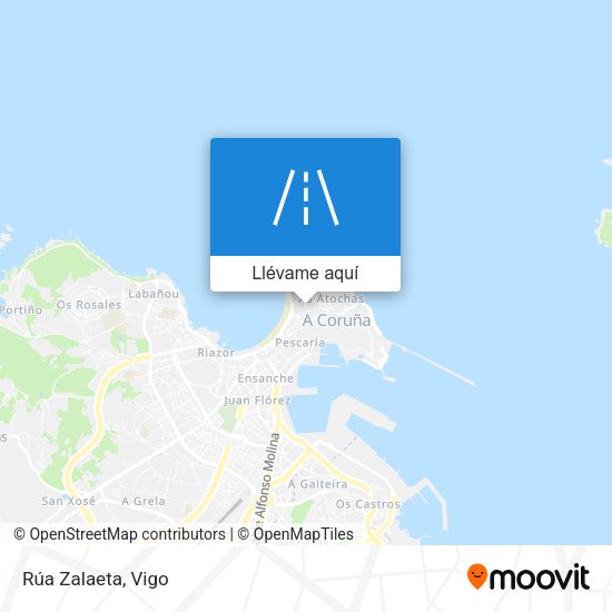Mapa Rúa Zalaeta
