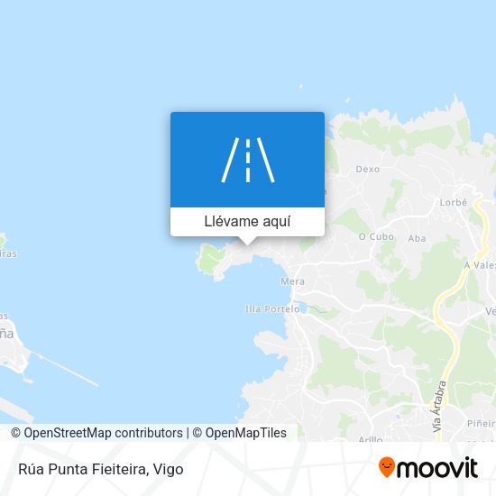 Mapa Rúa Punta Fieiteira
