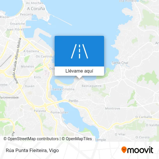 Mapa Rúa Punta Fieiteira