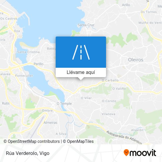 Mapa Rúa Verderolo