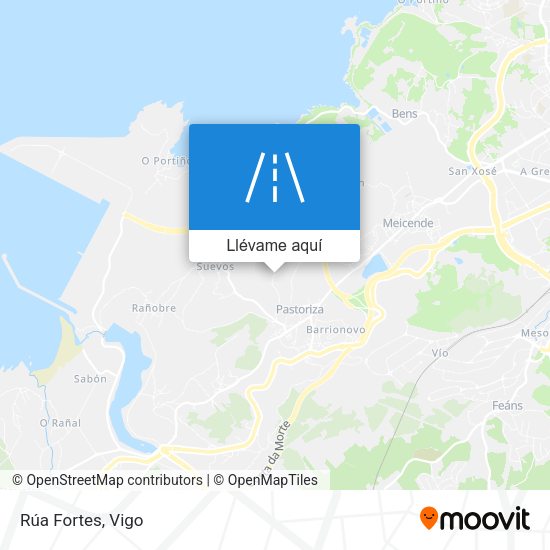 Mapa Rúa Fortes