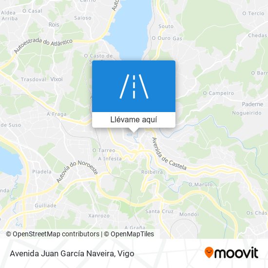 Mapa Avenida Juan García Naveira