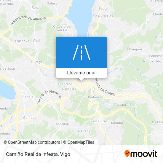 Mapa Camiño Real da Infesta
