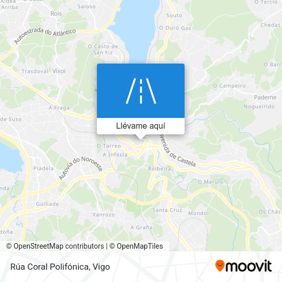 Mapa Rúa Coral Polifónica
