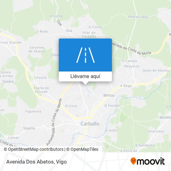 Mapa Avenida Dos Abetos