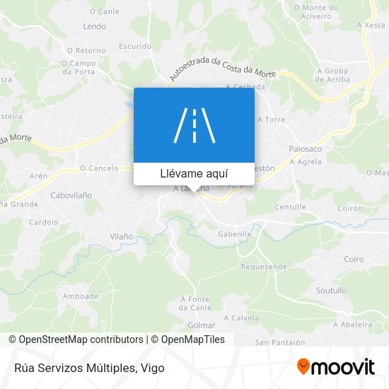 Mapa Rúa Servizos Múltiples