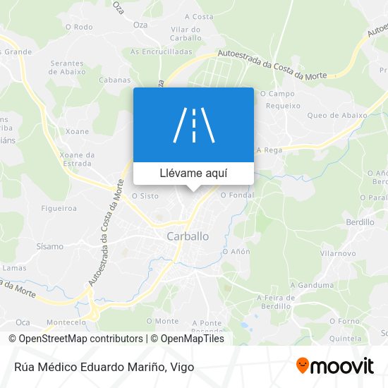 Mapa Rúa Médico Eduardo Mariño