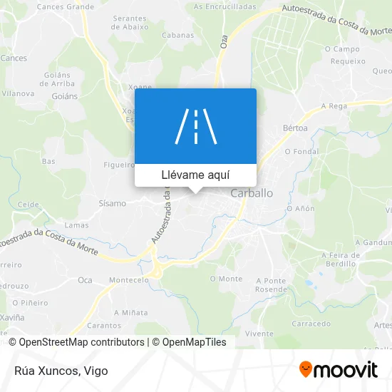 Mapa Rúa Xuncos