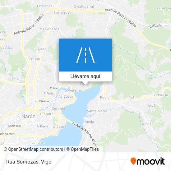 Mapa Rúa Somozas