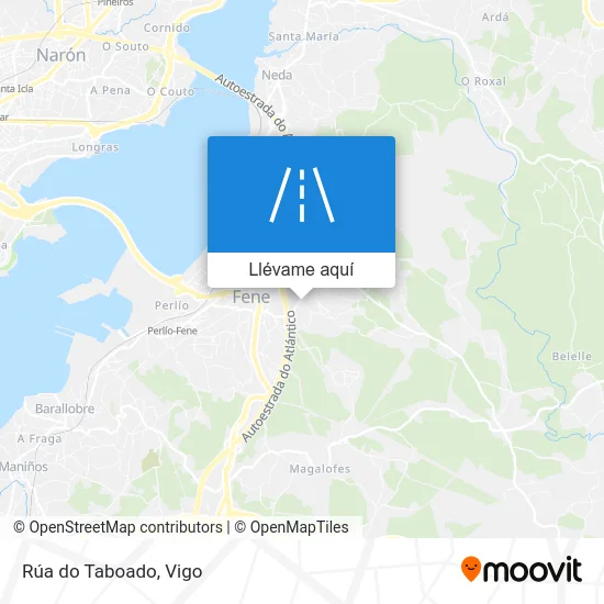 Mapa Rúa do Taboado