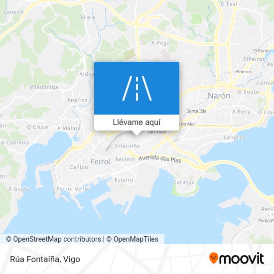 Mapa Rúa Fontaíña