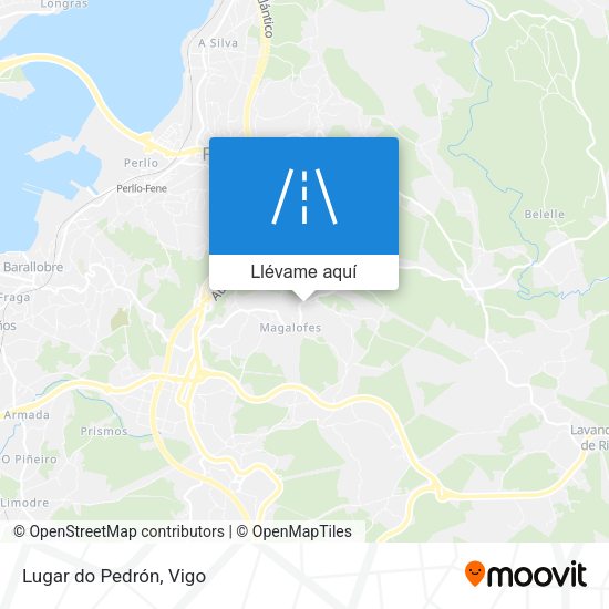 Mapa Lugar do Pedrón
