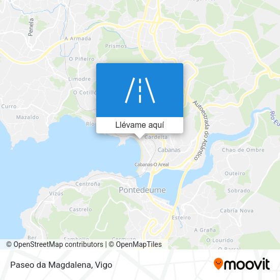 Mapa Paseo da Magdalena