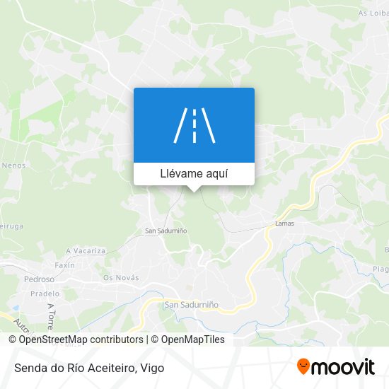 Mapa Senda do Río Aceiteiro