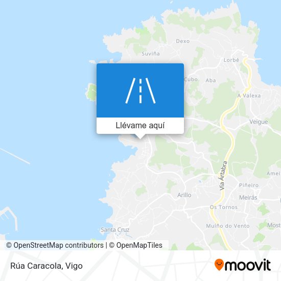 Mapa Rúa Caracola