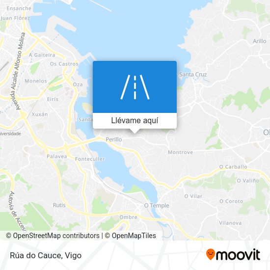 Mapa Rúa do Cauce