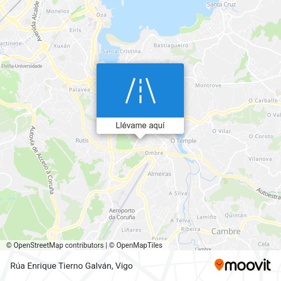 Mapa Rúa Enrique Tierno Galván