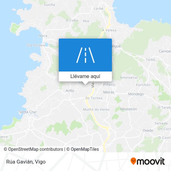 Mapa Rúa Gavián