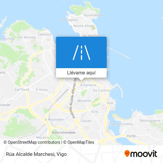 Mapa Rúa Alcalde Marchesi