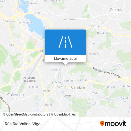 Mapa Rúa Río Valiña