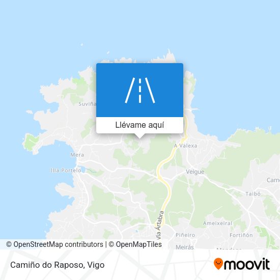 Mapa Camiño do Raposo