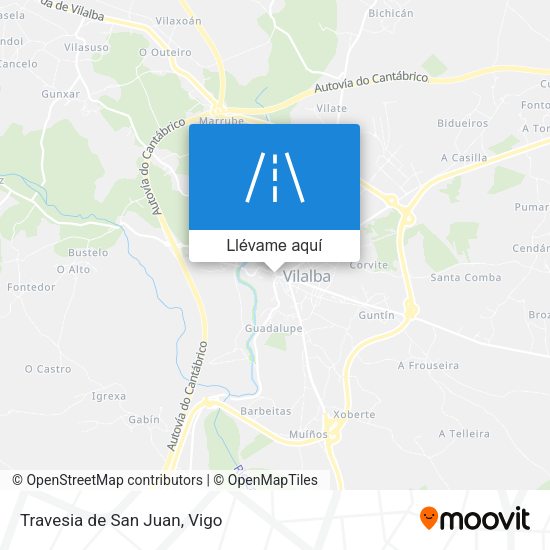 Mapa Travesia de San Juan