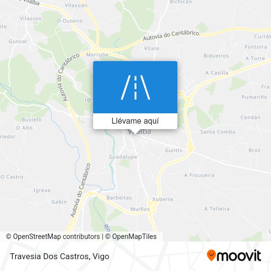Mapa Travesia Dos Castros