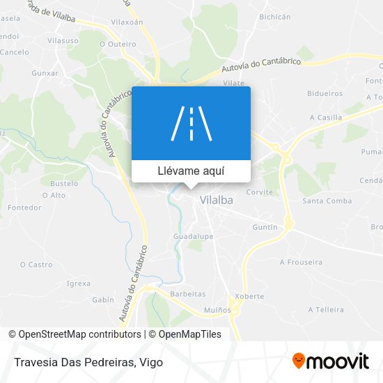 Mapa Travesia Das Pedreiras