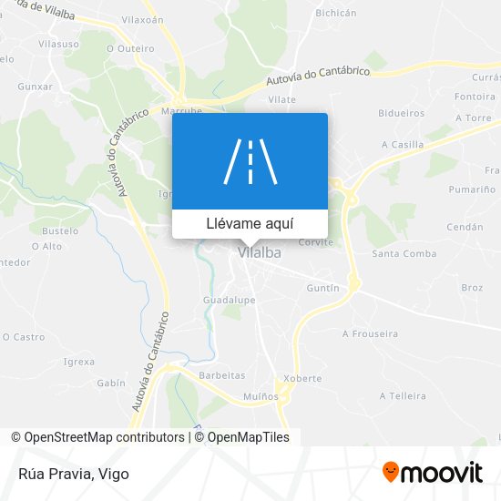 Mapa Rúa Pravia