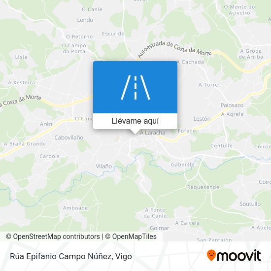 Mapa Rúa Epifanio Campo Núñez
