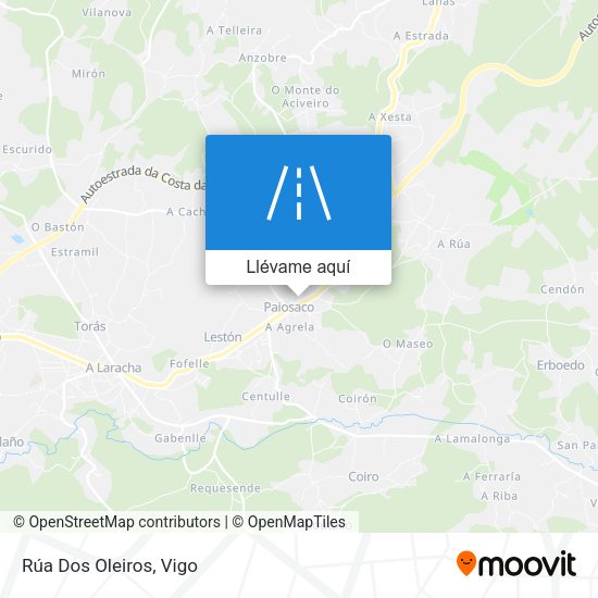 Mapa Rúa Dos Oleiros