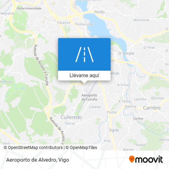 Mapa Aeroporto de Alvedro