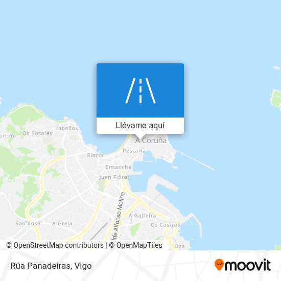 Mapa Rúa Panadeiras